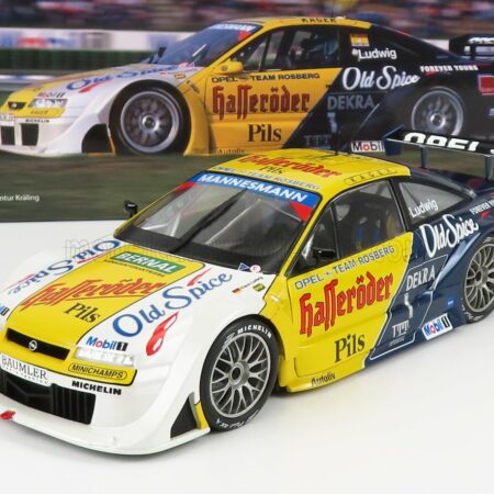 WERK83 1/18 OPEL | CALIBRA V6 4X4 TEAM ROSBERG N 1 WINNER RACE 1+2 HOCKENHEIM DTM ITC 1995 KLAUS LUDWIG | YELLOW BLUE WHITE