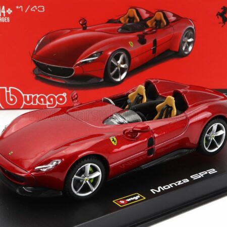 BURAGO 1/43 FERRARI | MONZA SP2 2018 | RED MET