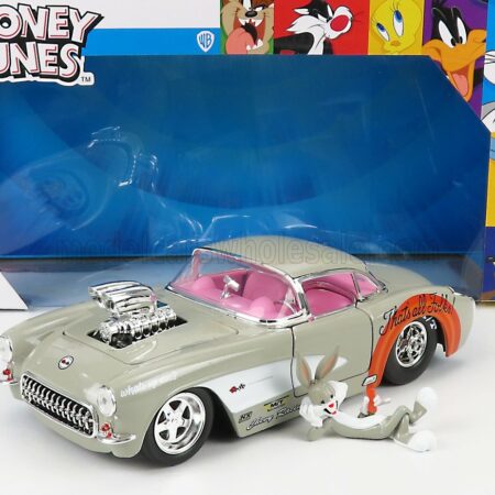 JADA 1/24 CHEVROLET | CORVETTE 1967 - BUGS BUNNY LOONEY TUNES | GREY WHITE