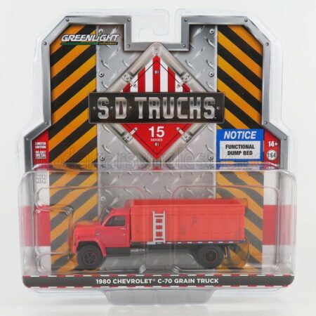 GREENLIGHT 1/64 CHEVROLET | C-70 TRUCK 2-ASSI 1980 | RED