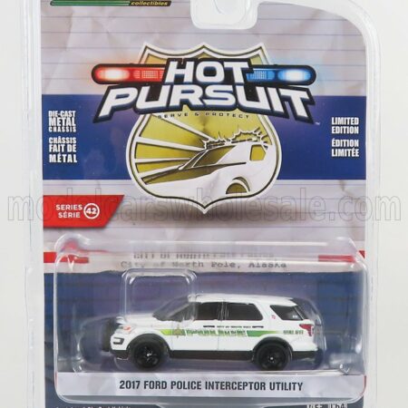 GREENLIGHT 1/64 FORD USA | UTILITY POLICE INTERCEPTOR 2017 | WHITE