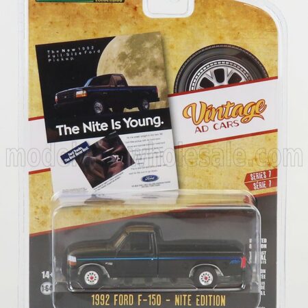 GREENLIGHT 1/64 FORD USA | F-150 PICK-UP NITE EDITION 1992 | BLACK