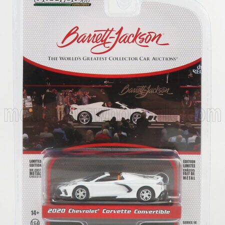 GREENLIGHT 1/64 CHEVROLET | CORVETTE SPIDER 1957 2020 - BARRETT JACKSON | WHITE