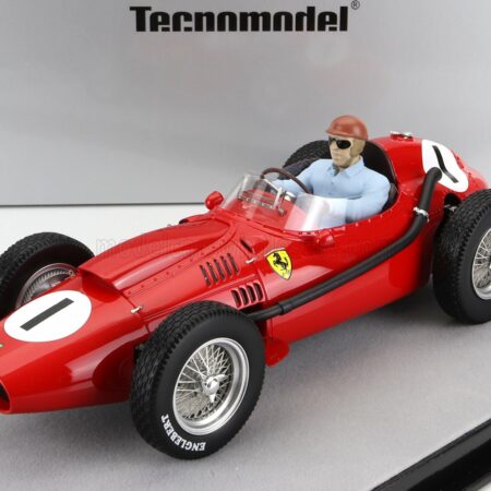 TECNOMODEL 1/18 FERRARI | F1  DINO 246 N 1 WINNER BRITISH GP (with pilot figure) 1958 PETER COLLINS | RED