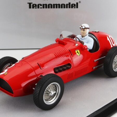 TECNOMODEL 1/18 FERRARI | F1  500 F2 N 102 NURBURGRING GP (with pilot figure) 1952 NINO FARINA | RED