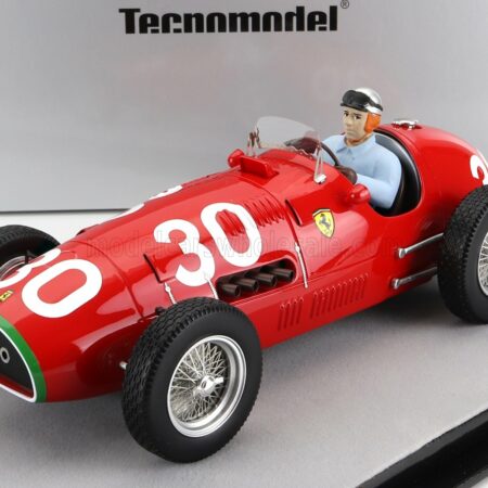 TECNOMODEL 1/18 FERRARI | F1  500 F2 N 30 WINNER SWISS GP (with pilot figure) 1952 PIERO TARUFFI | RED