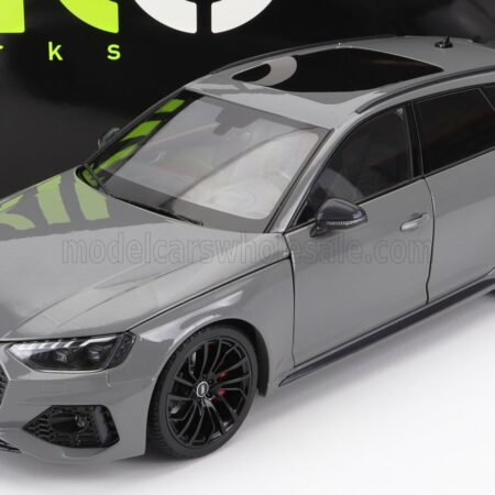 NZG 1/18 AUDI | A4 RS4 AVANT SW STATION WAGON 2020 | NARDO GREY