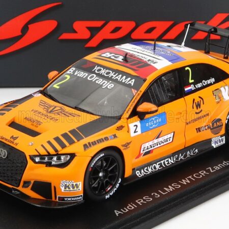 SPARK-MODEL 1/43 AUDI | A3 RS3 LMS N 2 WTCR ZANDVOORT 2018 PRINCE BERNHARD VAN ORANJE | ORANGE