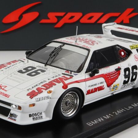 SPARK-MODEL 1/43 BMW | M1 M88 3.5L S6 TEAM GARAGE DU BAC N 96 24h LE MANS 1980 F.ALLIOT - J.GUERIN | WHITE RED