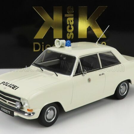 KK-SCALE 1/18 OPEL | KADETT B POLICE 1972 | WHITE