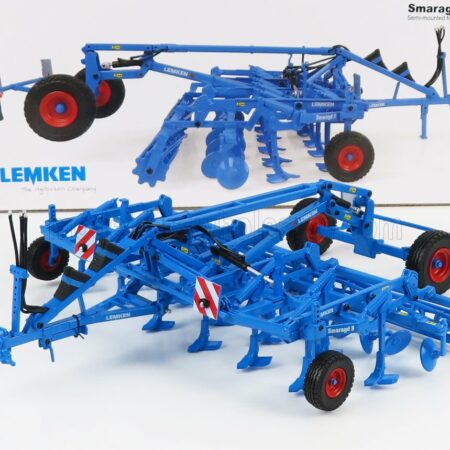 UNIVERSAL HOBBIES 1/32 LEMKEN | SMARAGD 9/600K - SEMI-MOUNTED FIELD CULTIVATOR | BLUE