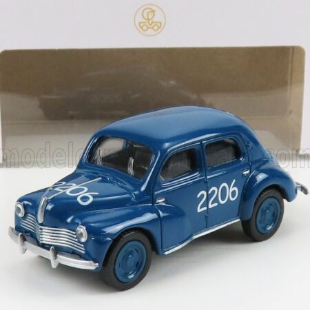 NOREV 1/64 RENAULT | 4CV N 2206 MILLE MIGLIA 1954 | BLUE