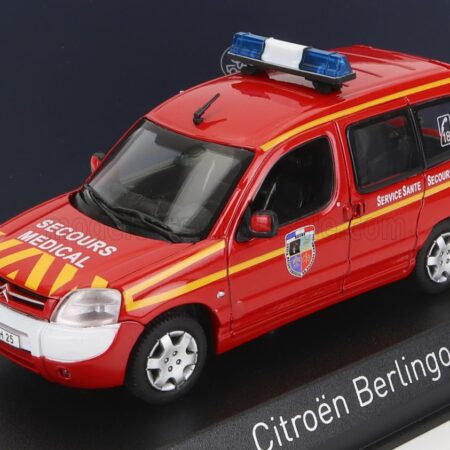 NOREV 1/43 CITROEN | BERLINGO POMPIERS SECOURS MEDICAL 2004 | RED WHITE