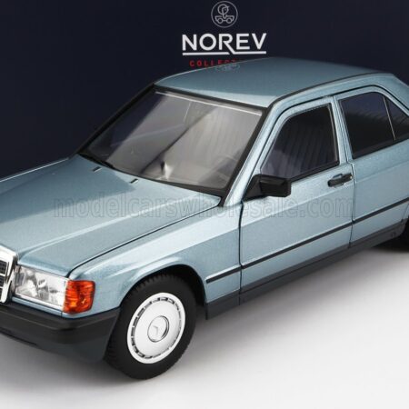 NOREV 1/18 MERCEDES BENZ | 190E (W201) 1984 | LIGHT BLUE MET