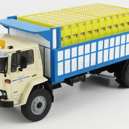 EDICOLA 1/43 EBRO | P260 TRUCK 2-ASSI 1976 | BEIGE WHITE BLUE