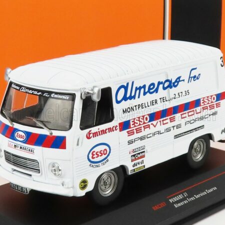 IXO-MODELS 1/43 PEUGEOT | J7 VAN ESSO ALMERAS FRES SERVICE COURSE 1969 | WHITE