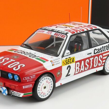 IXO-MODELS 1/18 BMW | 3-SERIES M3 (E30) BASTOS N 2 24h SPA 1991 E.JOOSEN - J.M.MARTIN - B.BEGUIN | WHITE RED