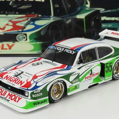 WERK83 1/18 FORD ENGLAND | CAPRI TURBO Gr.5 TEAM LIQUI MOLY N 55 DRM 1981 MANFRED WINKELHOCK | WHITE GREEN