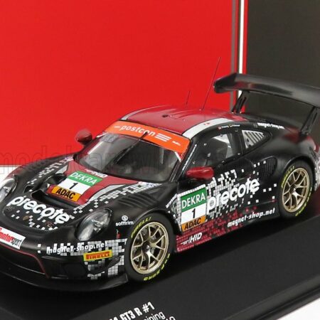 IXO-MODELS 1/43 PORSCHE | 911 991-2 GT3-R TEAM PRECOTE HERBERTH MOTORSPORT N 1 ADAC GT MASTERS 2019 R.RENAUER - T.PREINING | BLACK