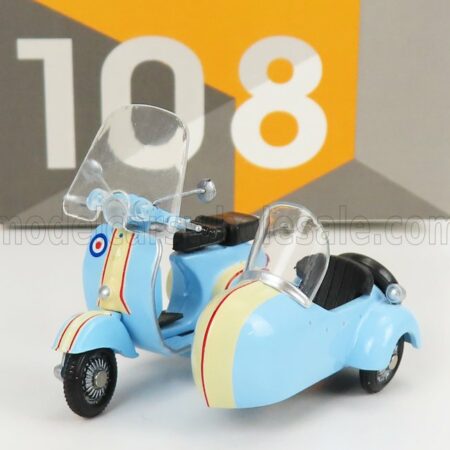 TINY TOYS 1/35 SCOOTER | SIDECAR | LIGHT BLUE WHITE