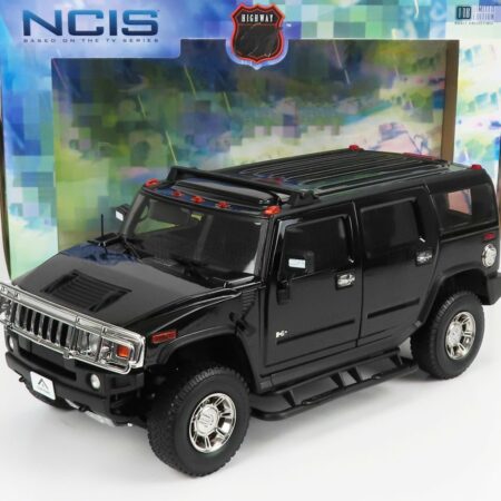 HIGHWAY61 1/18 HUMMER | H2 POLICE 2006- NCIS | DARK GREY