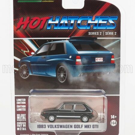 GREENLIGHT 1/64 VOLKSWAGEN | GOLF GTi MKI 1983 | BLACK