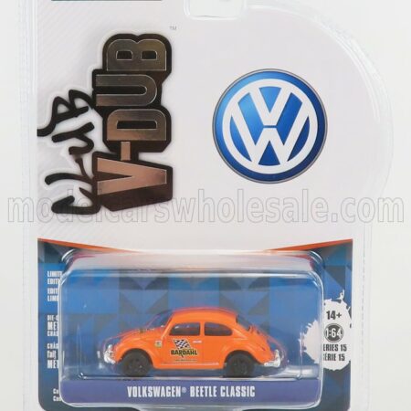 GREENLIGHT 1/64 VOLKSWAGEN | BETTLE KAFER CLASSIC BARDAHL 1959 | ORANGE