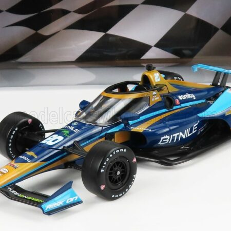 GREENLIGHT 1/18 CHEVROLET | TEAM ED CARPENTER RACING N 20 INDIANAPOLIS INDY 500 SERIES 2022 CONOR DALY | 2 TONE BLUE GOLD