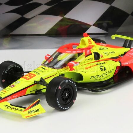 GREENLIGHT 1/18 CHEVROLET | TEAM ANDRETTI AUTOSPORT N 29 INDIANAPOLIS INDY 500 SERIES 2022 DEVLIN DE FRANCESCO | YELLOW RED