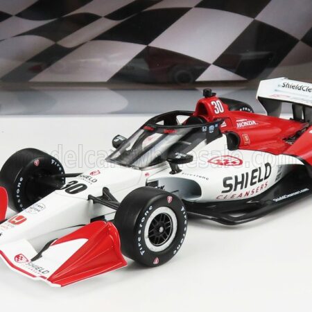 GREENLIGHT 1/18 CHEVROLET | TEAM LETTERMAN LANIGAN RACING N 30 INDIANAPOLIS INDY 500 INDYCAR SERIES 2022 CHRISTIAN LUNDGAARD | WHITE RED