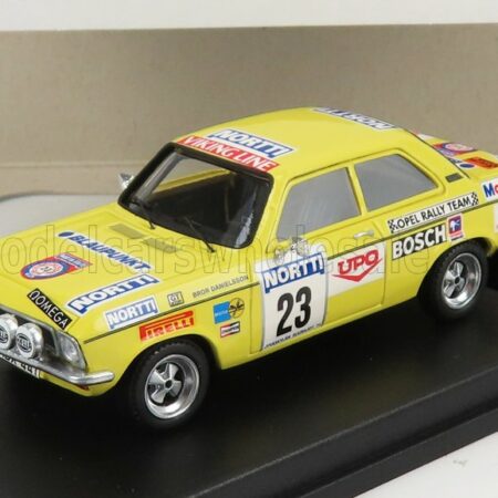 TROFEU 1/43 OPEL | ASCONA A N 23 RALLY 1000 LAKES 1974 B.DANIELSSON - B.SUNDBERG | YELLOW