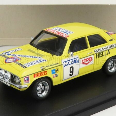 TROFEU 1/43 OPEL | ASCONA A N 9 RALLY 1000 LAKES 1974 B.WALDEGAARD - A.HERTZ | YELLOW