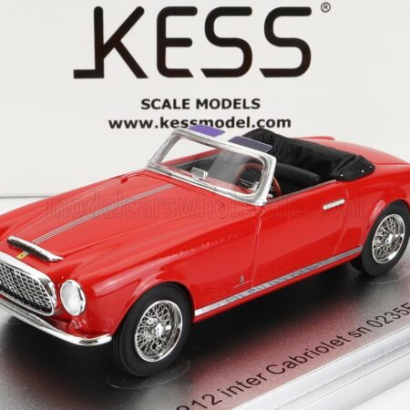 KESS-MODEL 1/43 FERRARI | 212 INTER sn0235EU CABRIOLET OPEN 1952 | RED