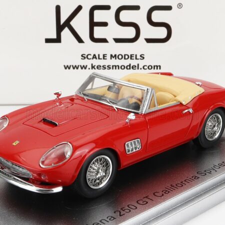 KESS-MODEL 1/43 MODENA | 250GT CALIFORNIA SPIDER OPEN 1961 MOVIE | RED