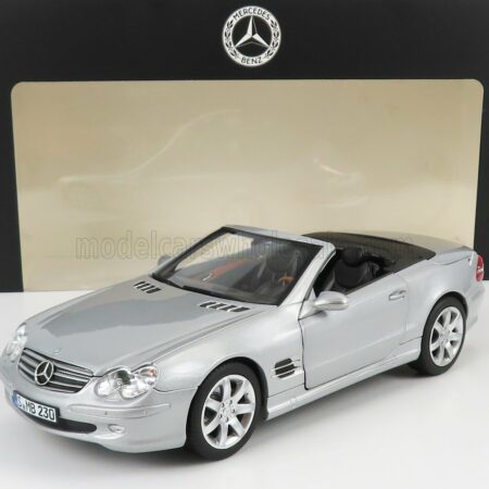 NOREV 1/18 MERCEDES BENZ | SL-CLASS SL500 (R230) CABRIOLET 2003 | SILVER