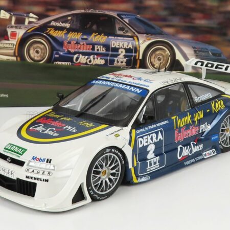 WERK83 1/18 OPEL | CALIBRA V6 4X4 N 2 DTM HOCKENHEIM 1995 KEKE ROSBERG | WHITE BLUE