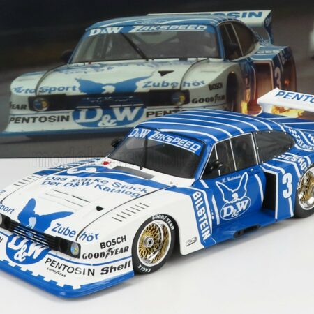 WERK83 1/18 FORD ENGLAND | CAPRI TURBO Gr.5 ZAKSPEED N 3 DRM 1982 KLAUS NIEDZWIEDZ | WHITE BLUE