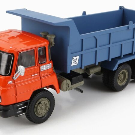 EDICOLA 1/43 BARREIROS | 64/26V TRUCK CASSONE RIBALTABILE MOVIMENTO TERRA 1972 | ORANGE BLUE