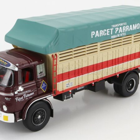 EDICOLA 1/43 BARREIROS | SUPER AZOR TRUCK TELONATO PARCET PARRAMON TRANSPORTS 2-ASSI 1967 | BROWN CREAM