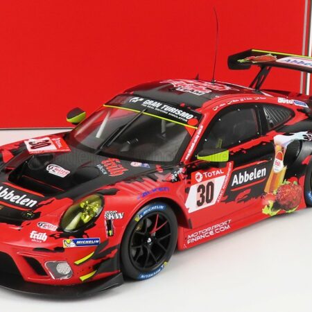 IXO-MODELS 1/18 PORSCHE | 911 991-2 GT3 R TEAM FRIKADELLI RACING N 30 24h NURBURGRING 2020 K.ABBELEN - A.MULLER - R.RENAUER - N.SIEDLER | RED WHITE