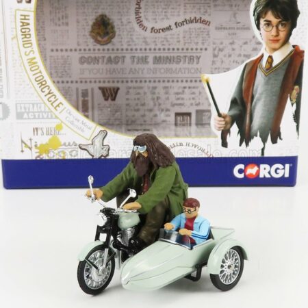 CORGI 1/36 MOTORCYCLE | HAGRID'S SIDECAR HARRY POTTER - MOVIE | VERY LIGHT GREEN