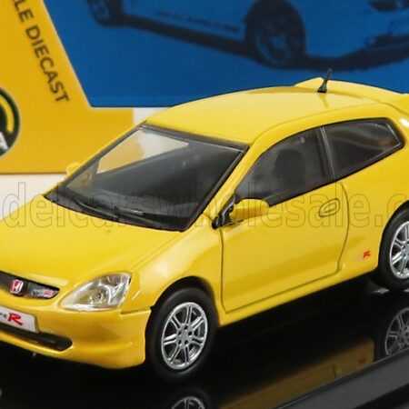 PARAGON-MODELS 1/64 HONDA | CIVIC TYPE-R EP3 LHD 2001 | SUNLIGHT YELLOW