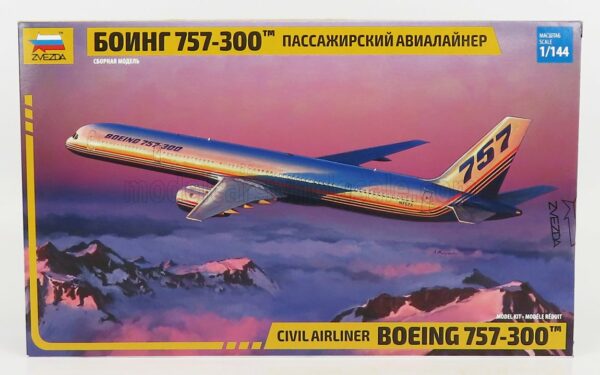 ZVEZDA 1/144 BOEING | 757-300 AIRPLANE CIVIL AIRLINER 1982 | /