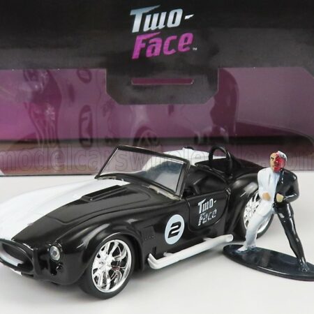 JADA 1/32 FORD USA | SHELBY COBRA 427/SC SPIDER N 2 1965 - TWO-FACE | BLACK WHITE