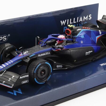 MINICHAMPS 1/43 WILLIAMS | F1 FW44 TEAM WILLIAMS RACING N 6 JAPAN GP 2022 NICHOLAS LATIFI | BLUE