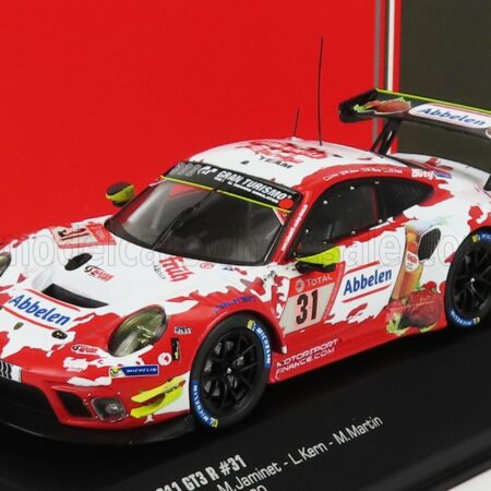 IXO-MODELS 1/43 PORSCHE | 911 991-2 GT3 R TEAM FRIKADELLI RACING N 31 24h NURBURGRING 2020 L.KERN - M.JAMINET - M.MARTIN - L.D.ARNOLD | RED WHITE