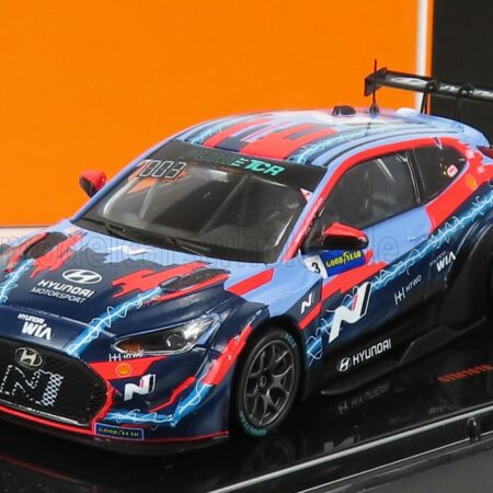 IXO-MODELS 1/43 HYUNDAI | VELOSTER N 3 ETCR SEASON 2021 T.CHILTON | 2 TONE BLUE RED