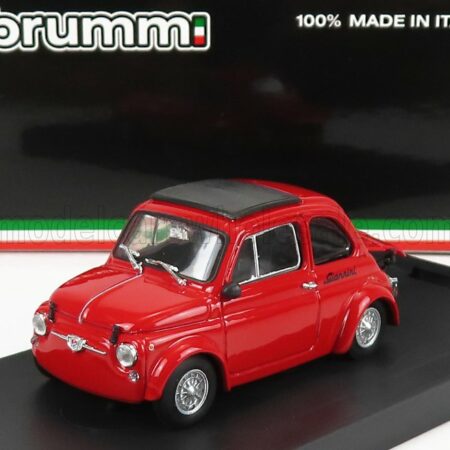 BRUMM 1/43 FIAT | 500 590GT N 0 GIANNINI VALLELUNGA 1969 | RED