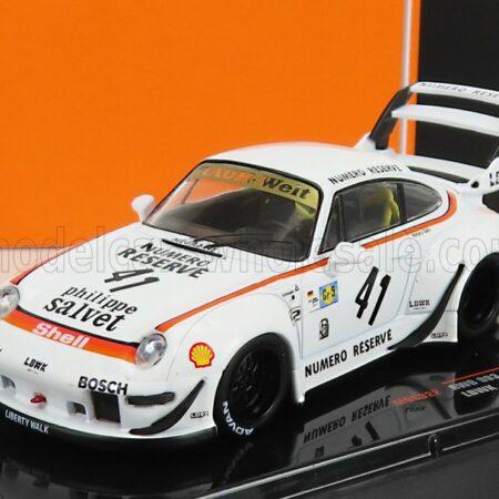 IXO-MODELS 1/43 PORSCHE | 911 993 RWB LBWK N 41 RACING 1996 | WHITE