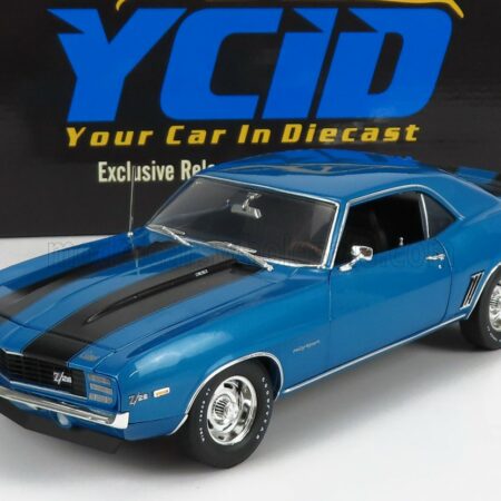 ACME-MODELS 1/18 CHEVROLET | CAMARO Z/28 302 COUPE 1969 | BLUE BLACK